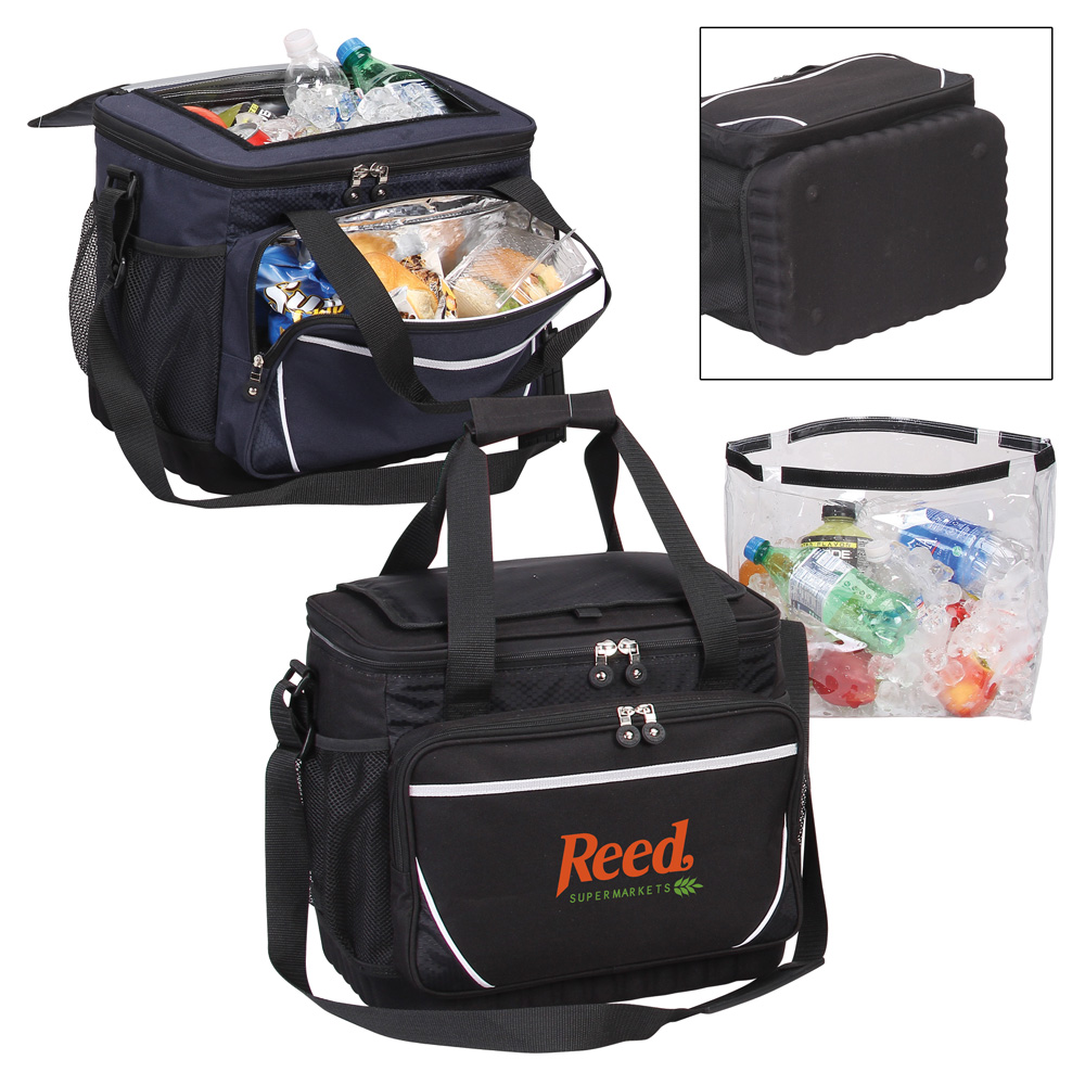 24Pack Cooler W/ Drink Tray