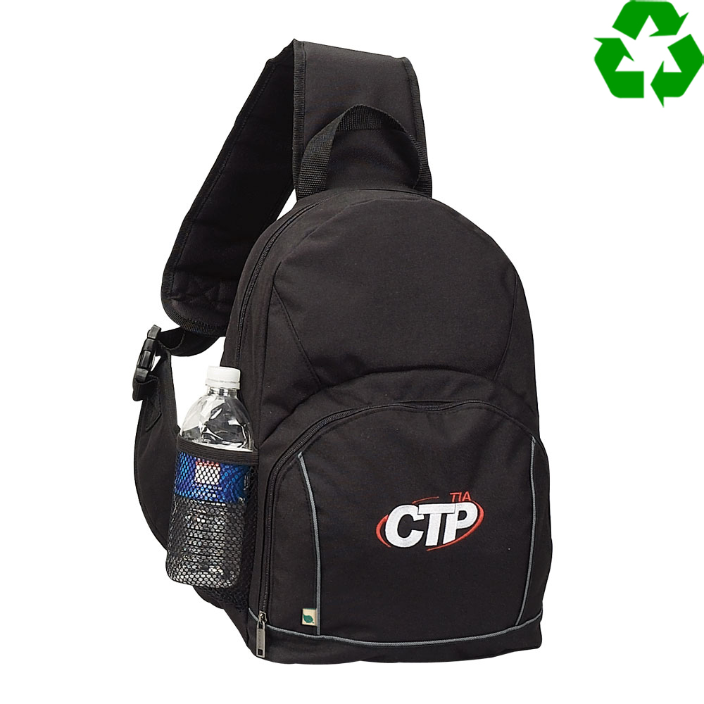 RECYCLED rPET SLING BACKPACK