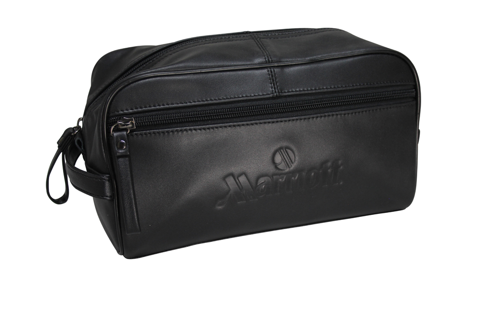 Leather Toiletry Dopp Kit